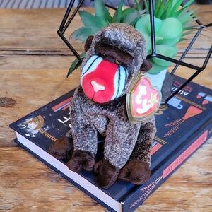 Ty Beanie Baby 1999 CHEEKS Baboon Plushie